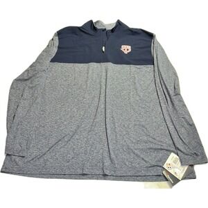 Minnesota Twins NWT Blue Quarter Zip Pullover‎ Shirt Men's 3XL Fanatics MLB